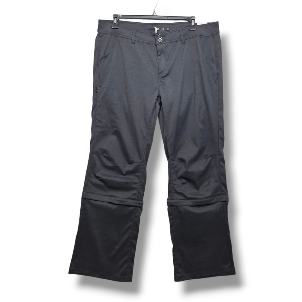 Prana Halle Convertible Pant Womens 18 Zip Off Mid Rise Relaxed Stretch Zion UPF